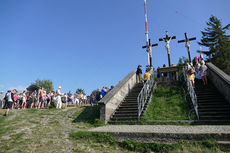 Sankt Crescentius on Tour in Ostheim und auf dem Kreuzberg (Foto: Karl-Franz Thiede)